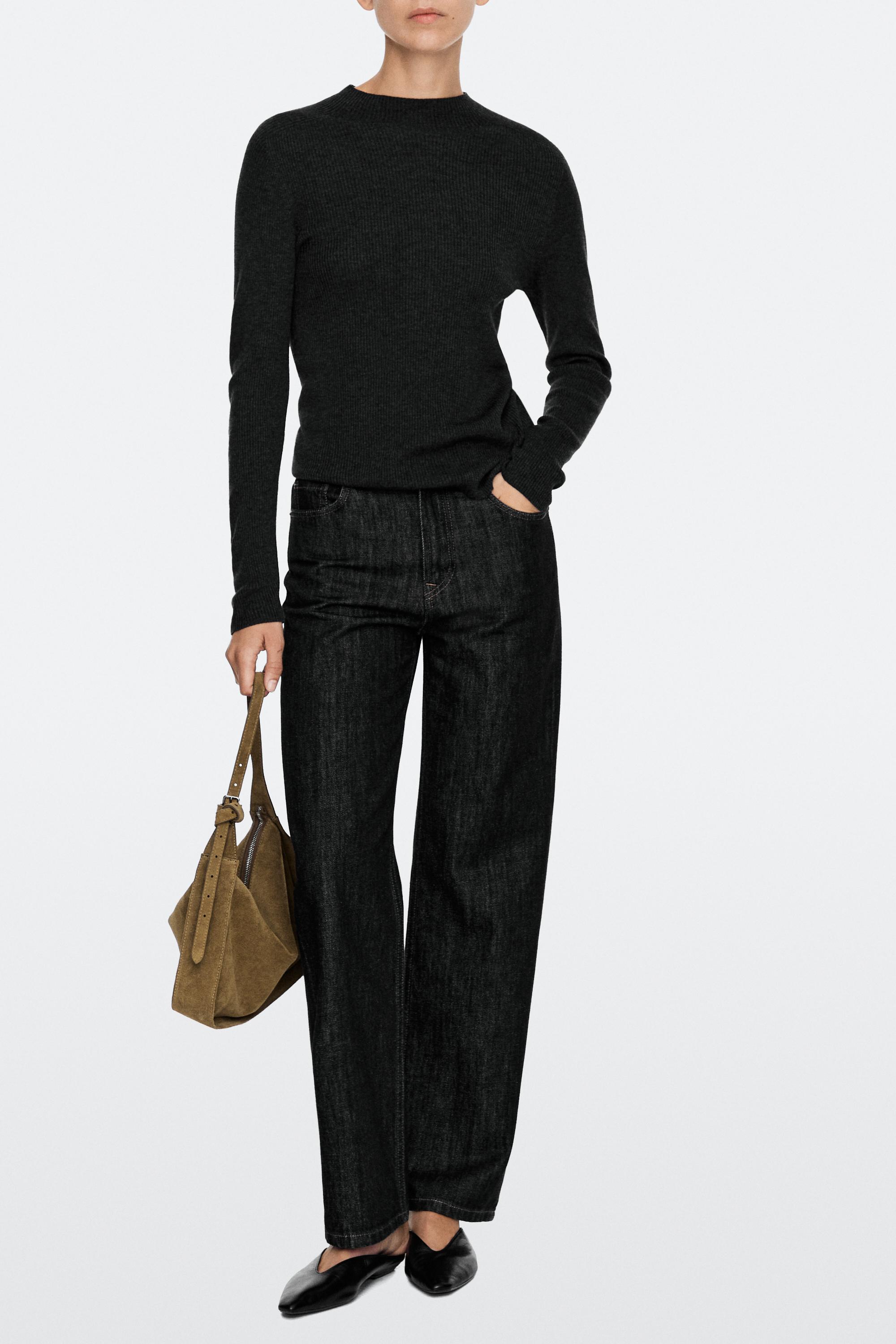 Split suede leather crossbody bag