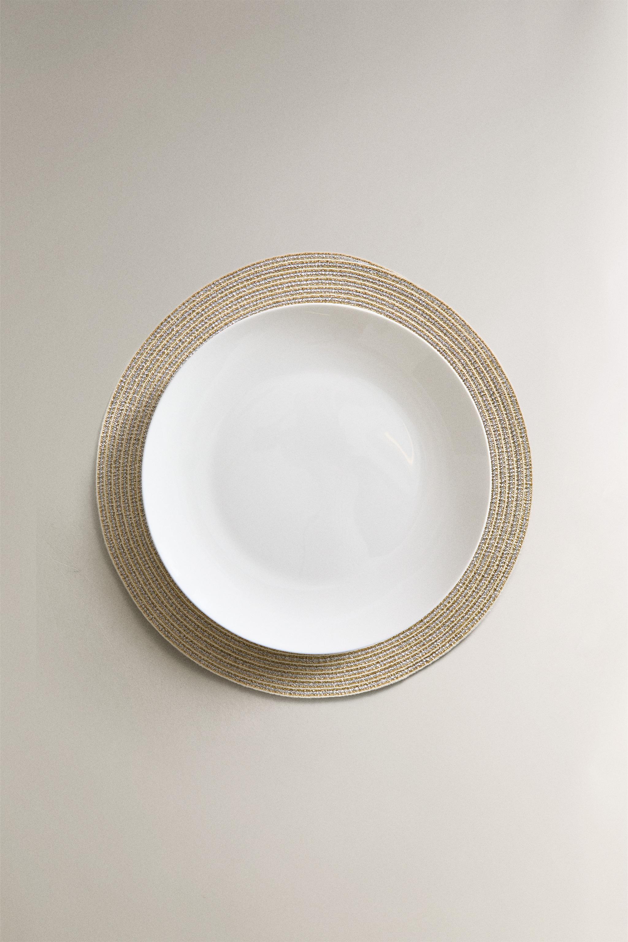 SET DE TABLE INDIVIDUEL ROND NOËL (LOT DE 2)