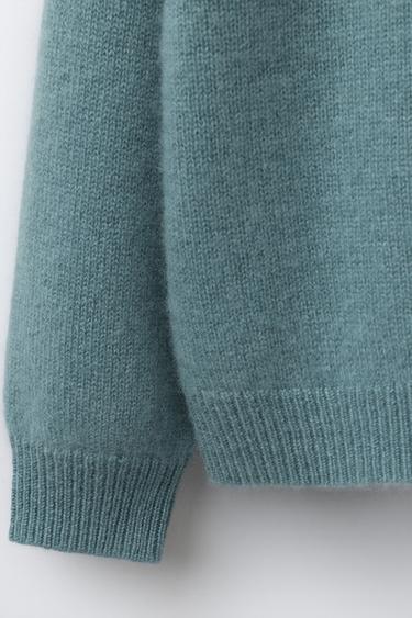 PULL 100 % CACHEMIRE BENSIMON ® X ZARA  - bleu-poudré de Zara - Image 3