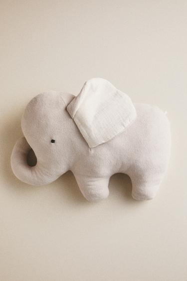 COUSSIN ENFANT ÉLÉPHANT - Gris de Zara
