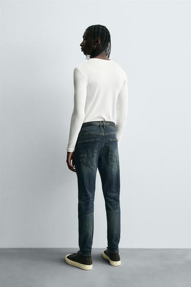 JEAN SKINNY CROPPED FIT - Bleu de Zara - Image 1