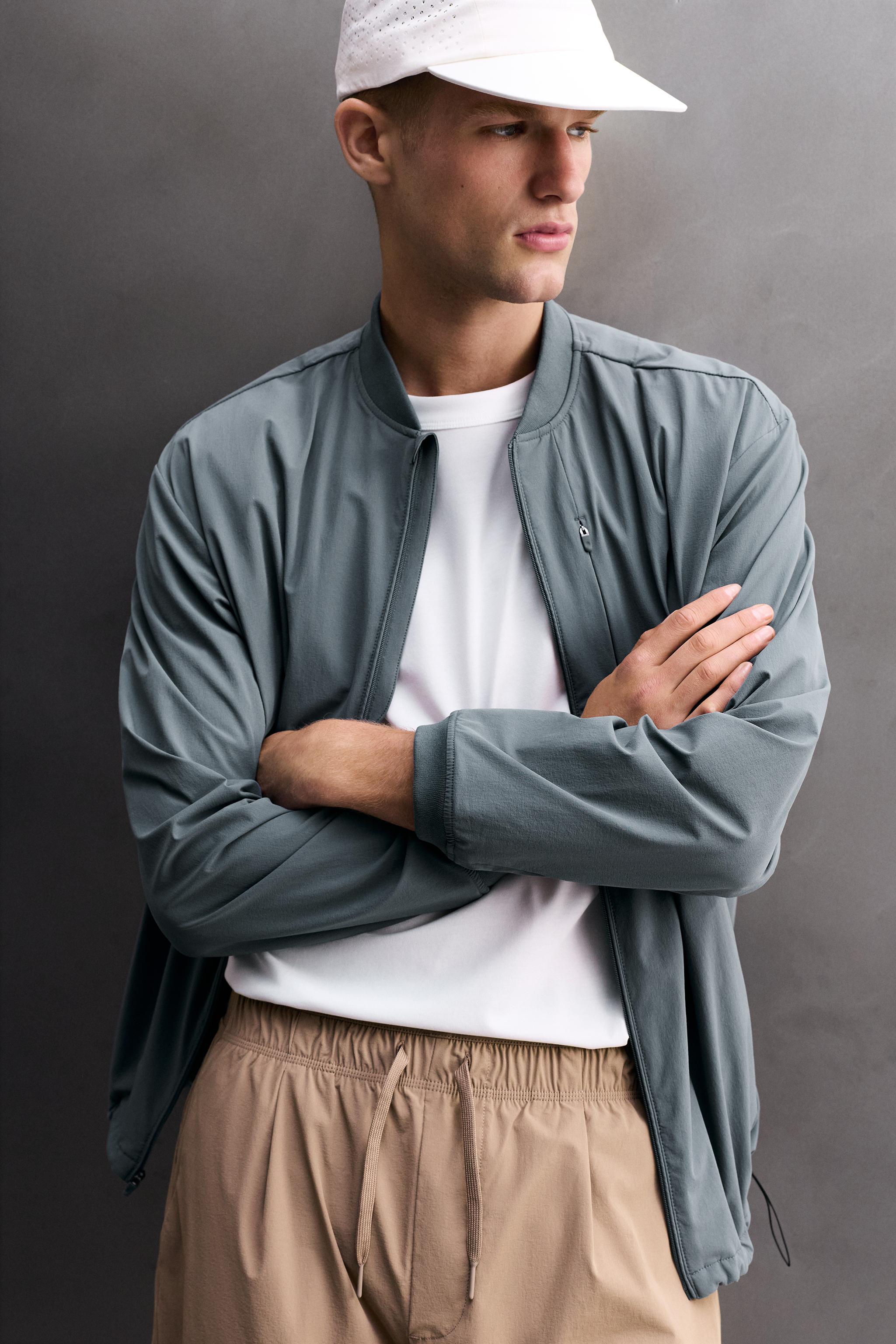 Мужские куртки Zara TECHNICAL TRAINING JACKET — фото 5