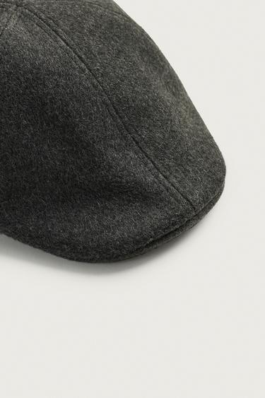 STRUCTURED BERET — Gray 2