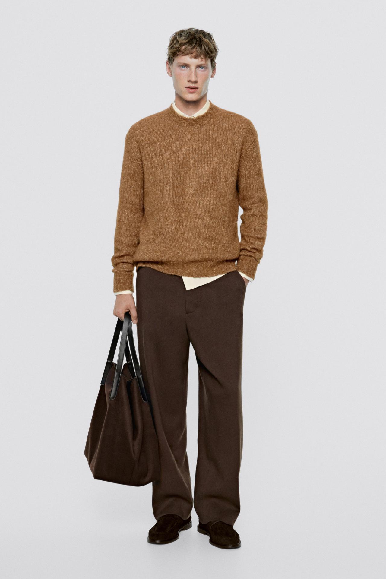 Flecked knit sweater - LIMITED EDITION — Dark mink