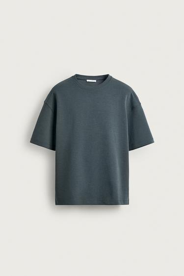 INTERLOCK RELAXED FIT SWEATSHIRT - Faded blue by Zara