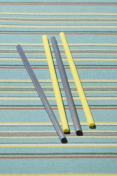LOT PATÈRES BOROSILICATO RAYURES (LOT DE 4) - rayures de Zara - Image 5