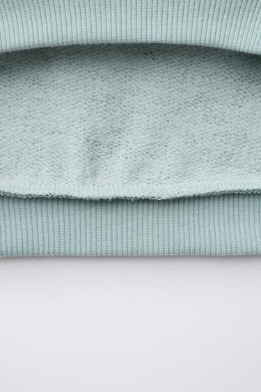 STRIPED SWEATSHIRT - Brown-Blue by Zara - Image 3