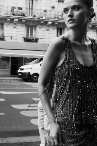 TOP FANTAISIE ZW COLLECTION - Doré de Zara - Image 7