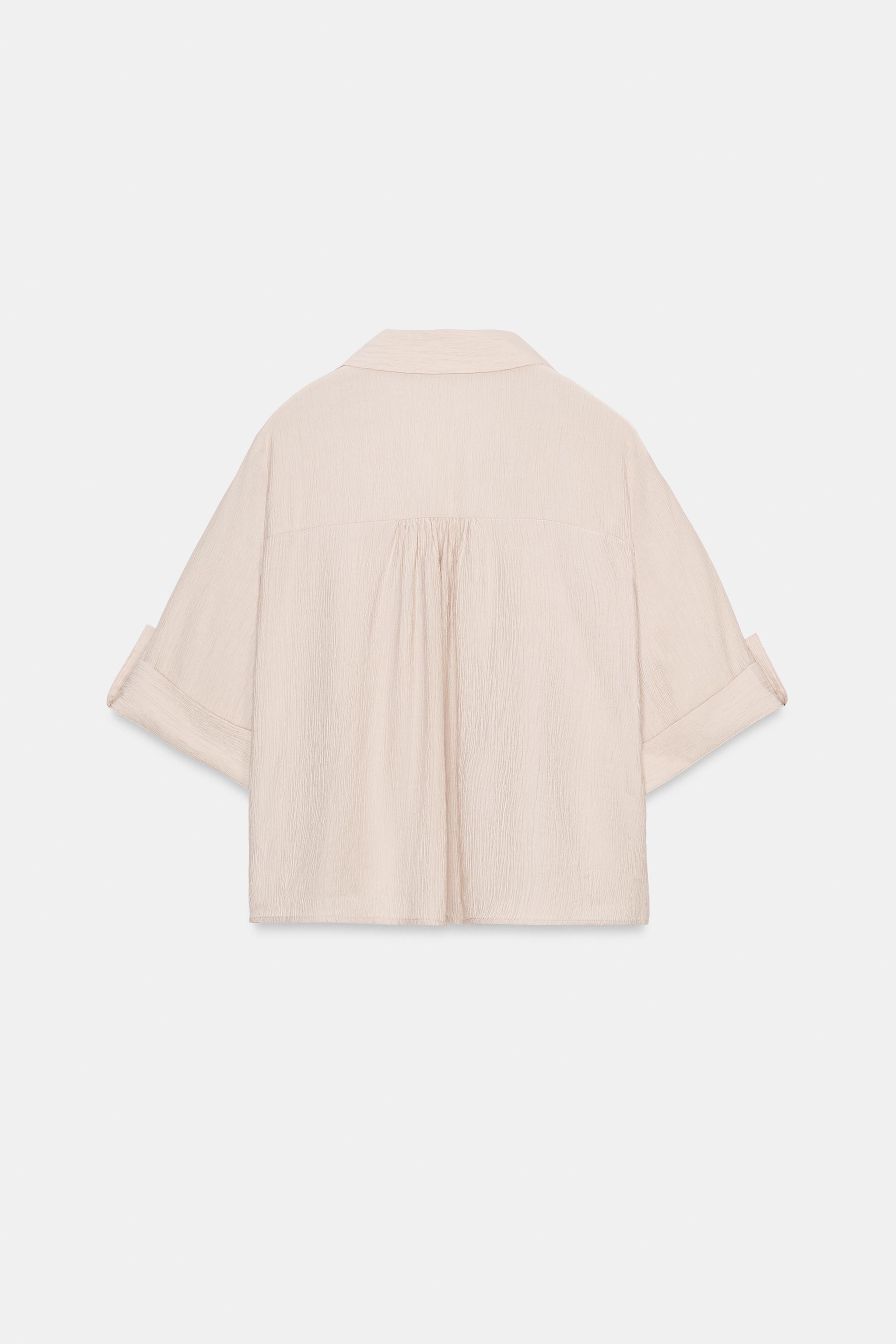 FLOWY SHORT SLEEVE SHIRT