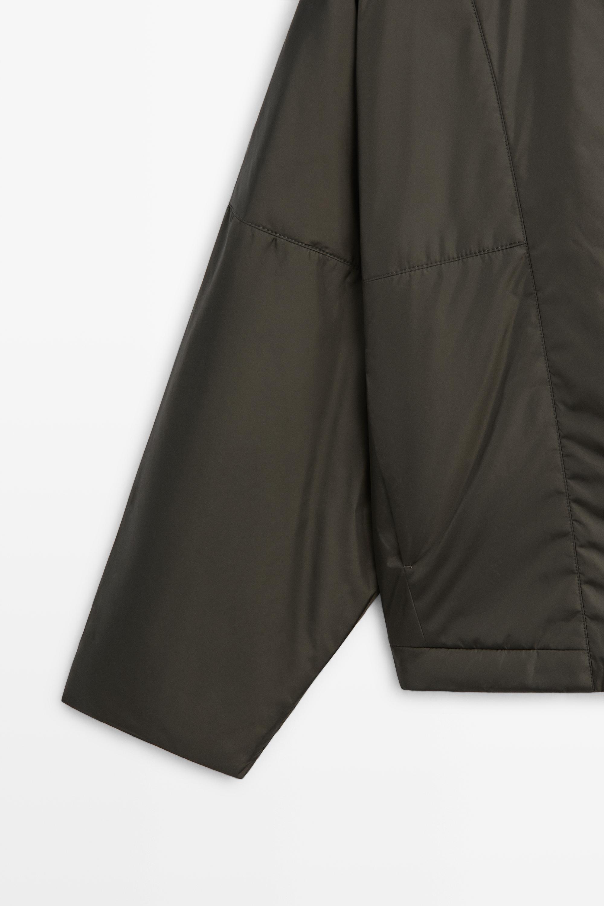 Lightweight quilted bomber jacket