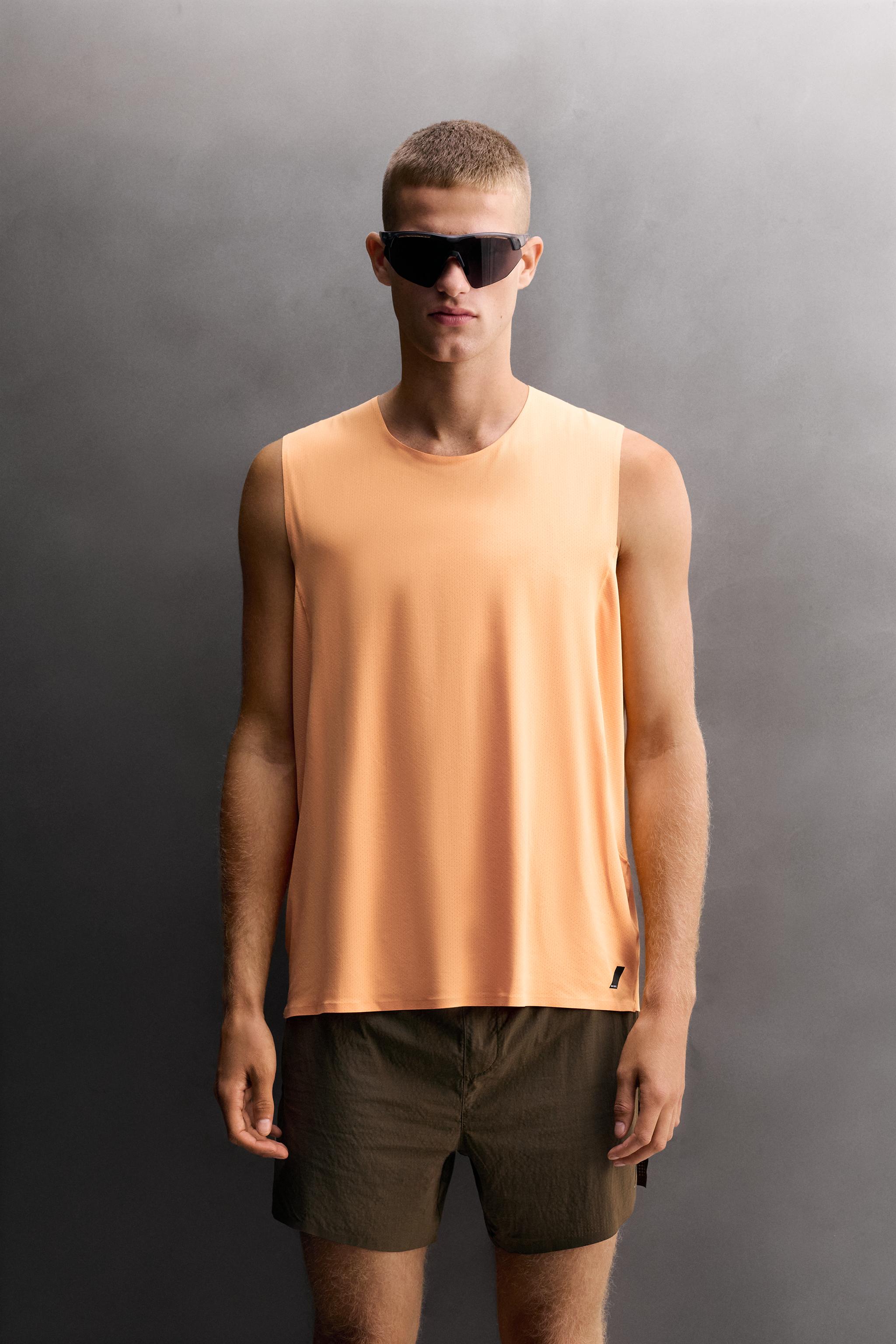 RUNNING TANK TOP — Orange