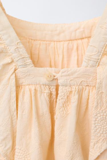 ROBE BRODÉE FLEURS - Bis de Zara - Image 3