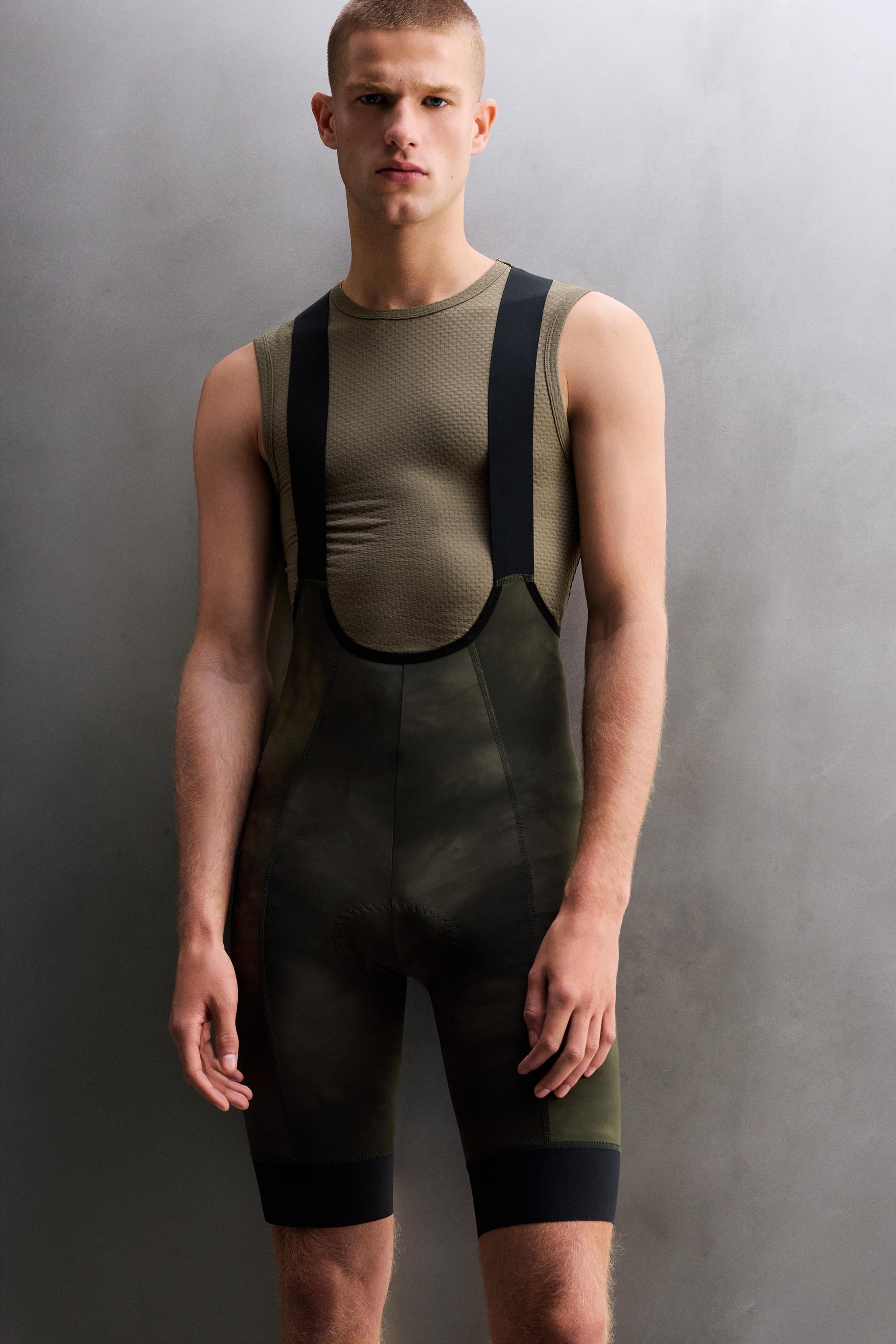 Мужские шорты Zara GRAVEL SHORT BIB SHORTS — фото 6