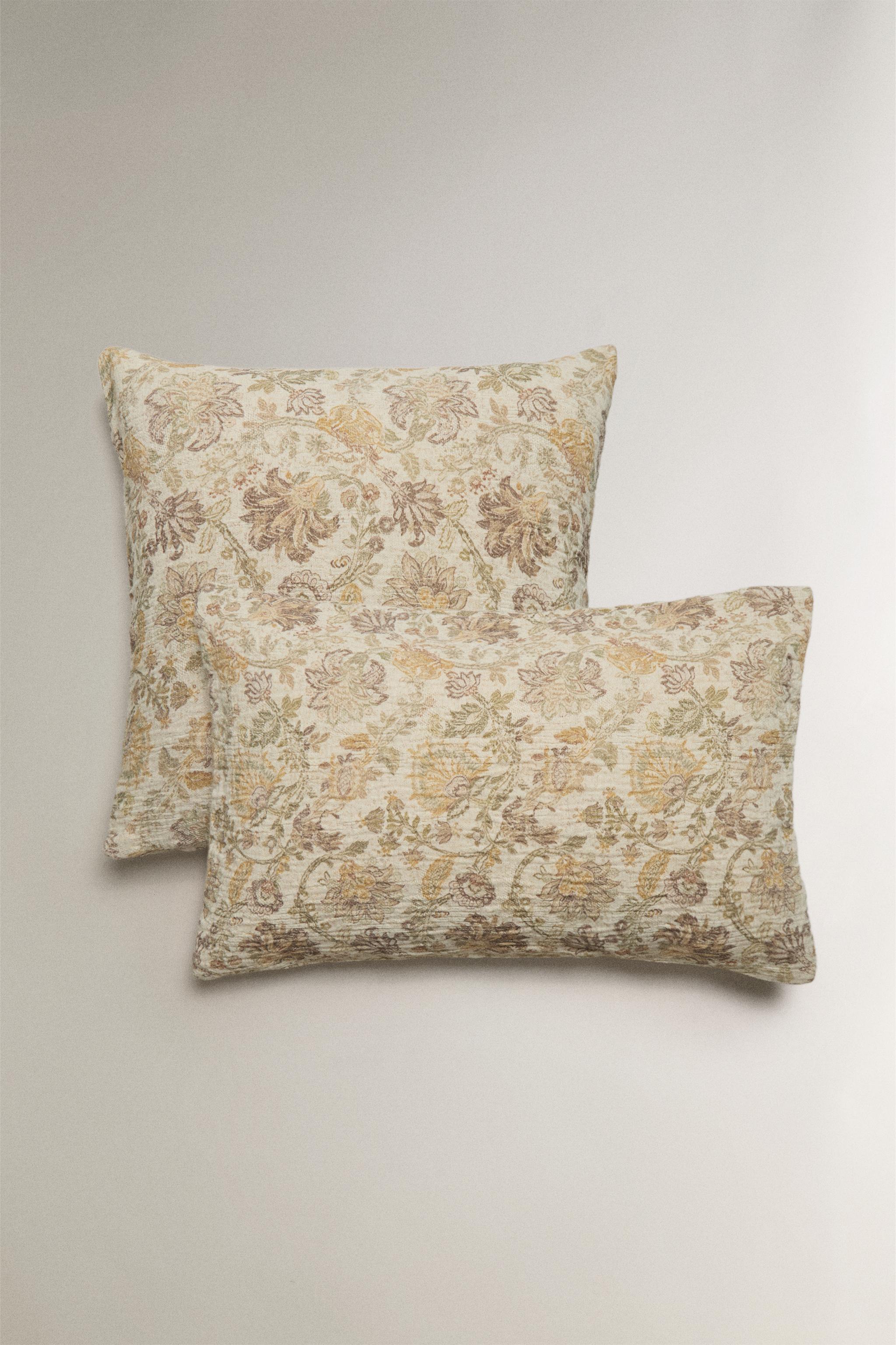 HOUSSE DE COUSSIN IMPRIMÉ FLORAL
