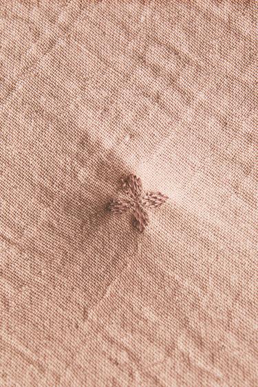 Zara CHILDREN’S QUILTED DOTTED COTTON QUILT - Pink