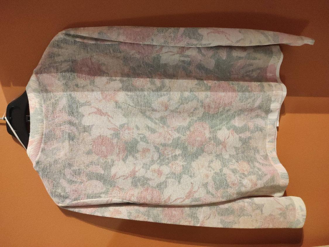 FLORAL PRINT KNIT CARDIGAN - Image 2