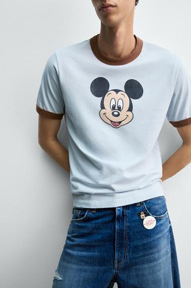 T-SHIRT MICKEY MOUSE HARRY LAMBERT FOR ZARA X DISNEY - Bleu ciel de Zara - Image 4