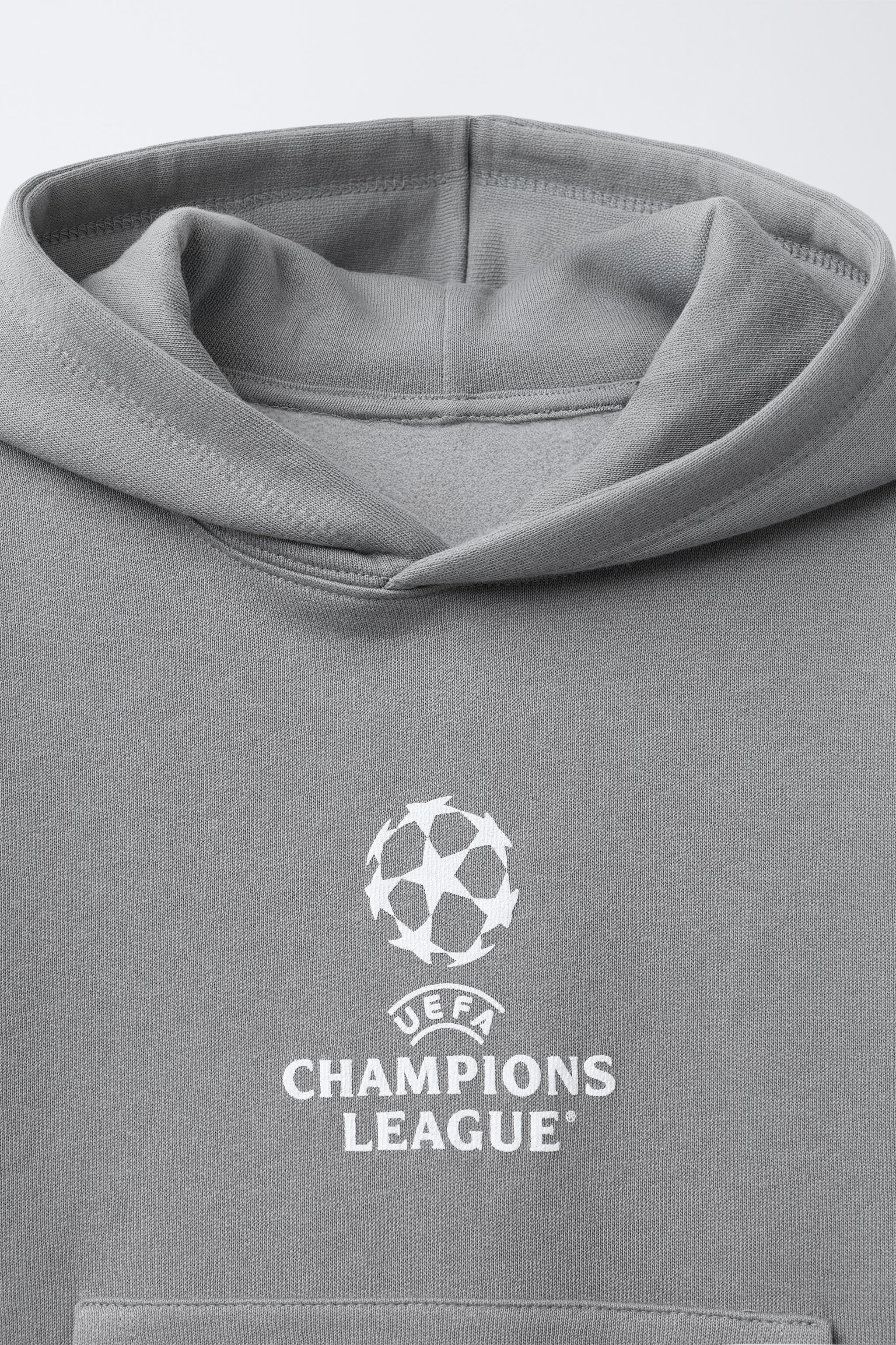 UEFA CHAMPIONS LEAGUE ® KAPUZENPULLOVER Grau ZARA Schweiz