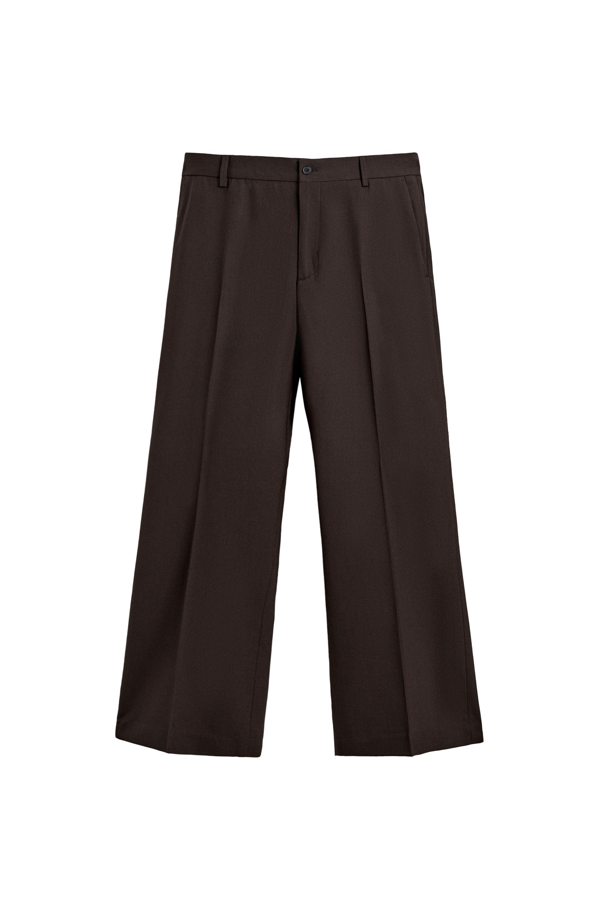 PANTALON DE COSTUME FLARE FIT AVEC LAINE