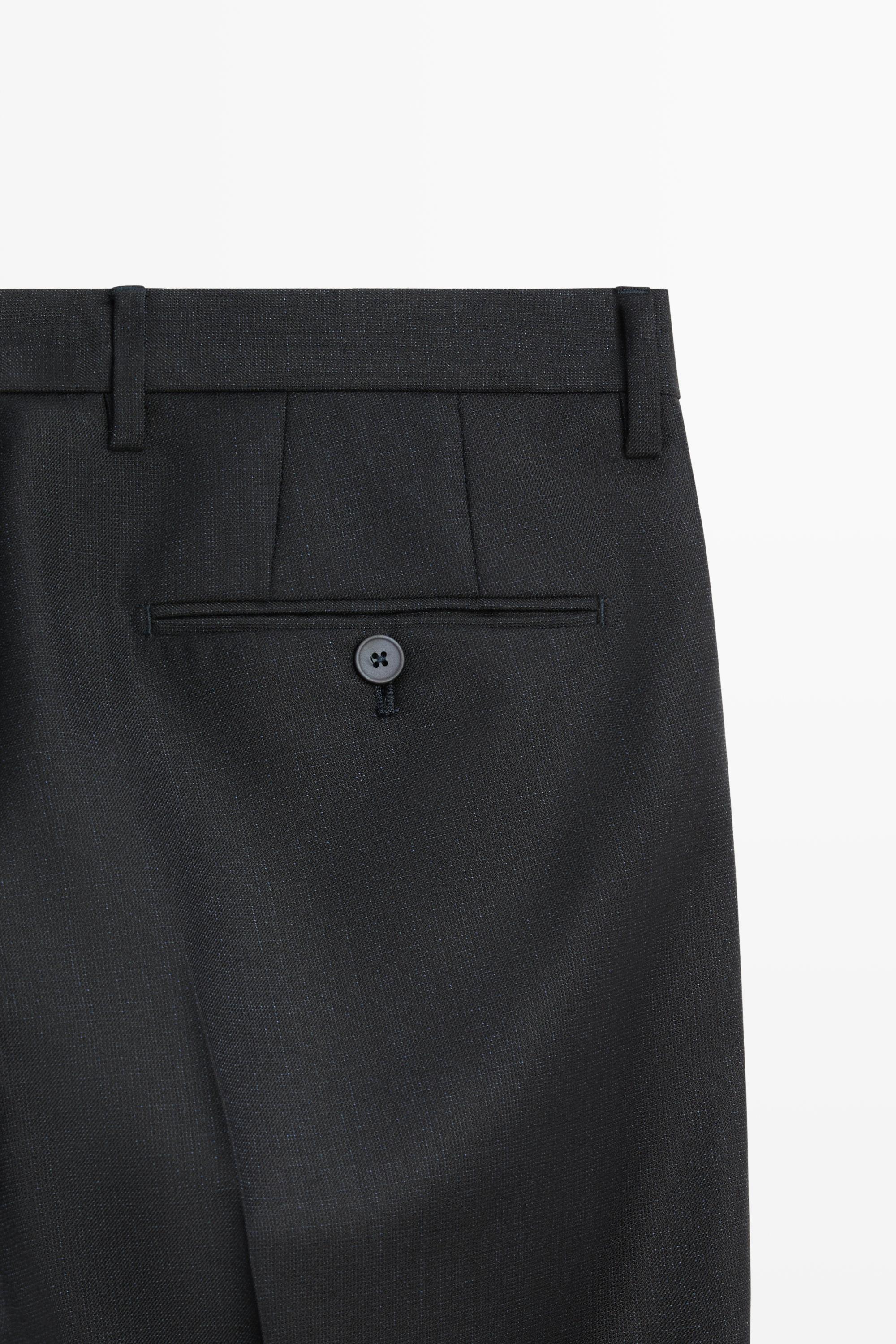 100% wool suit pants