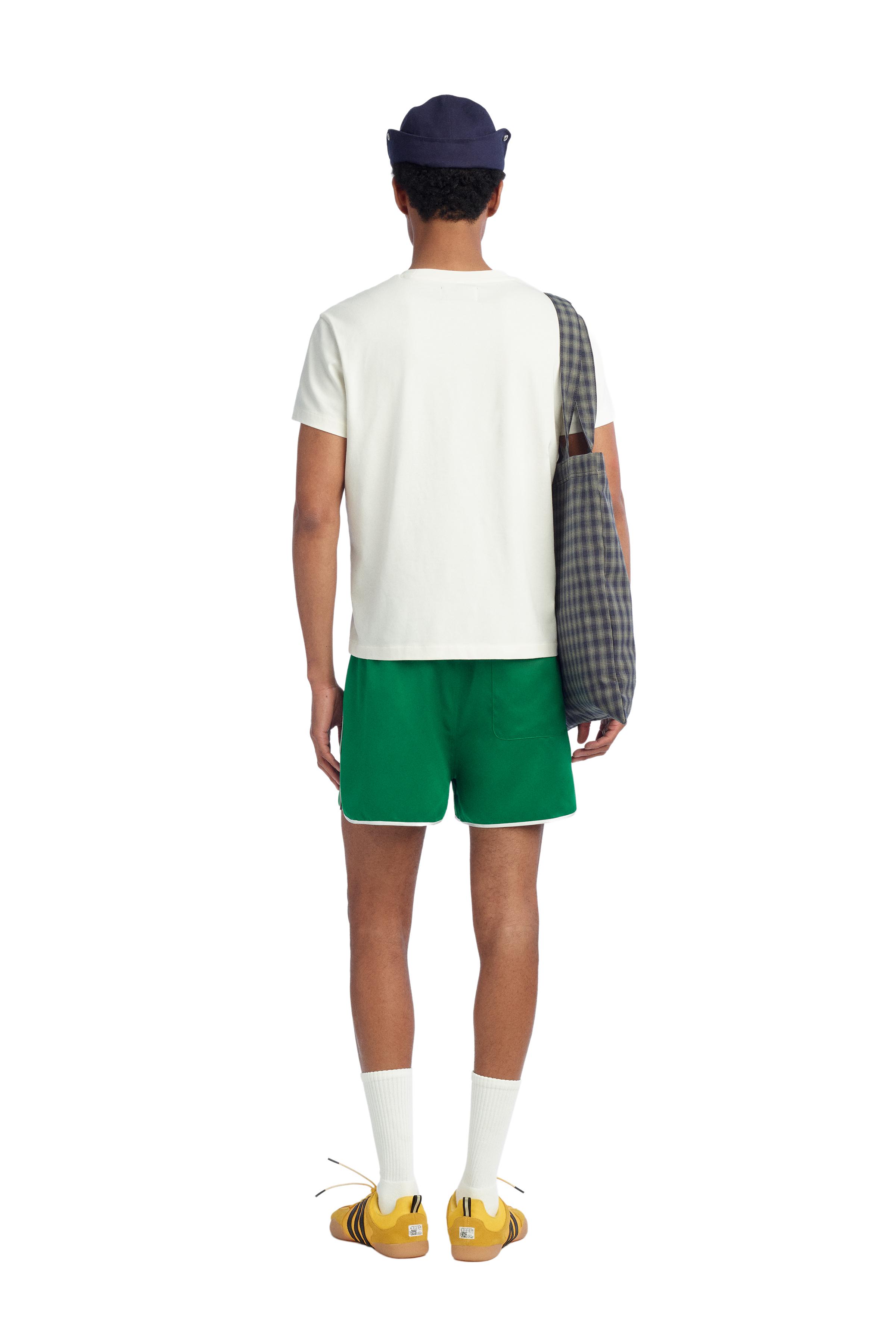 FABRIC SHOPPER BAG — Green