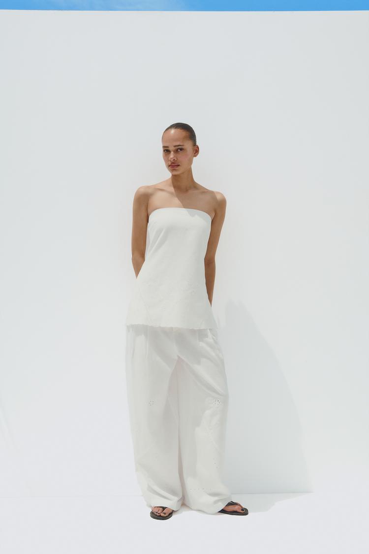 EMBROIDERED PANTS