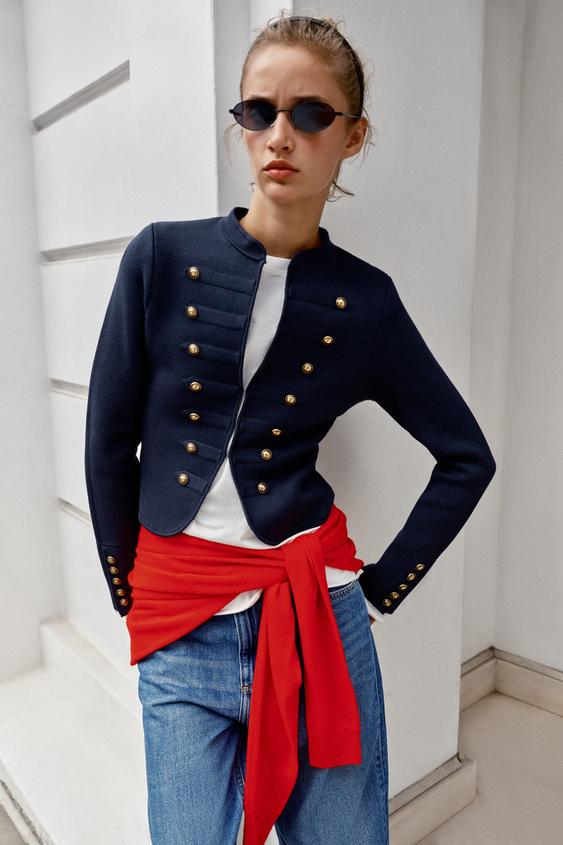 BUTTONED JACKET