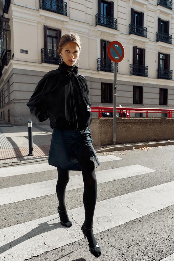 VELVET BOMBER JACKET