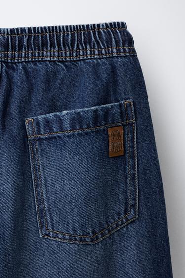 JEAN BAGGY ÉTIQUETTE - Bleu de Zara - Image 3