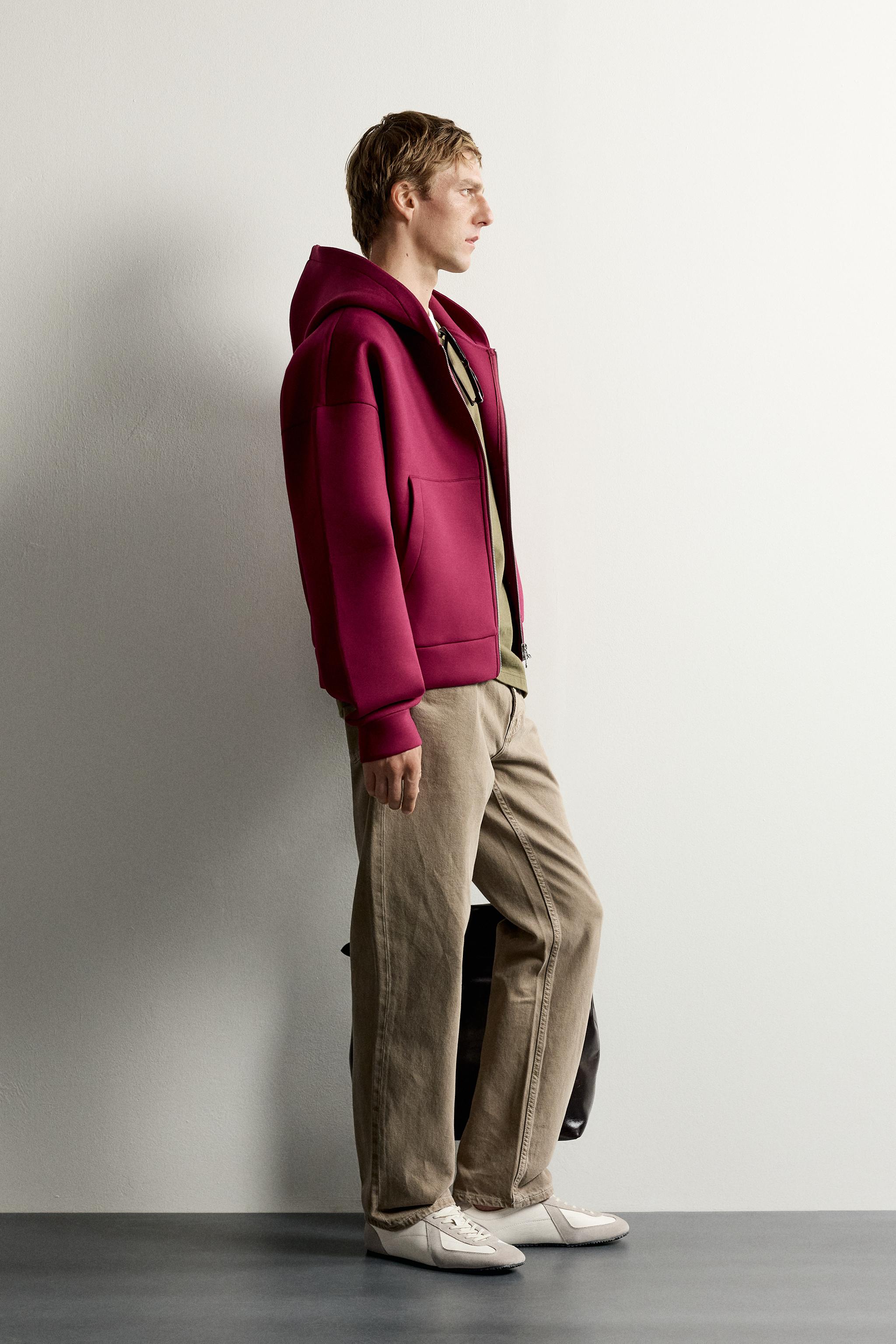 Zara FERMUARLI SWEATSHIRT görsel 4