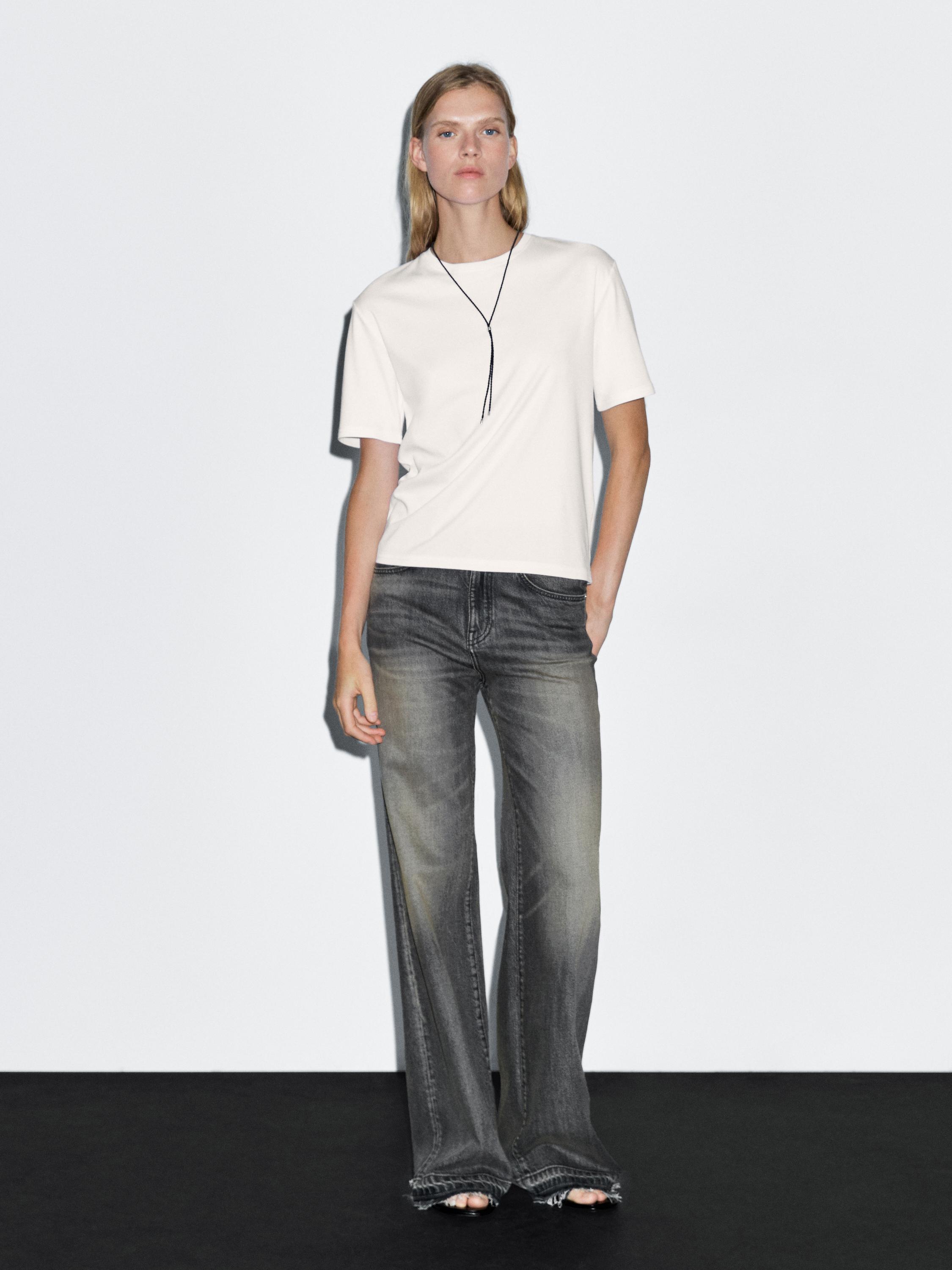 T-shirt manches courtes couture dos