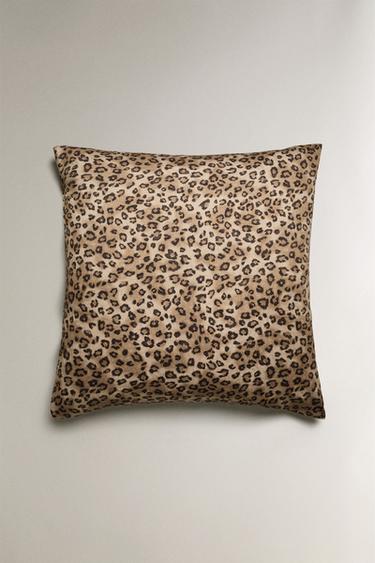 TAIE D’OREILLER SATIN IMPRIMÉ ANIMAL - Leopard de Zara - Image 1
