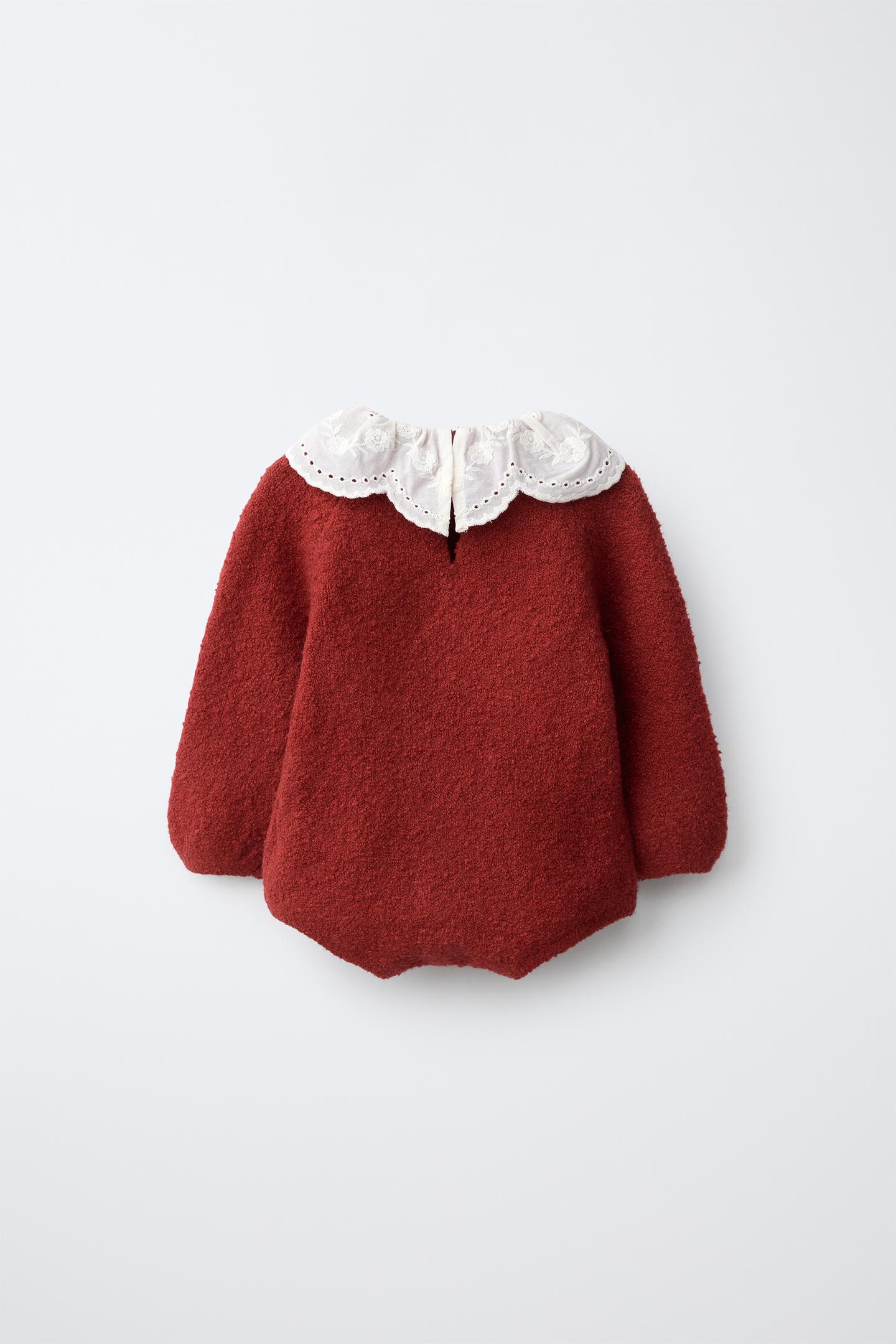 Боди Knit Peter Pan для детей — Zara, цвет: Красный — фото 2