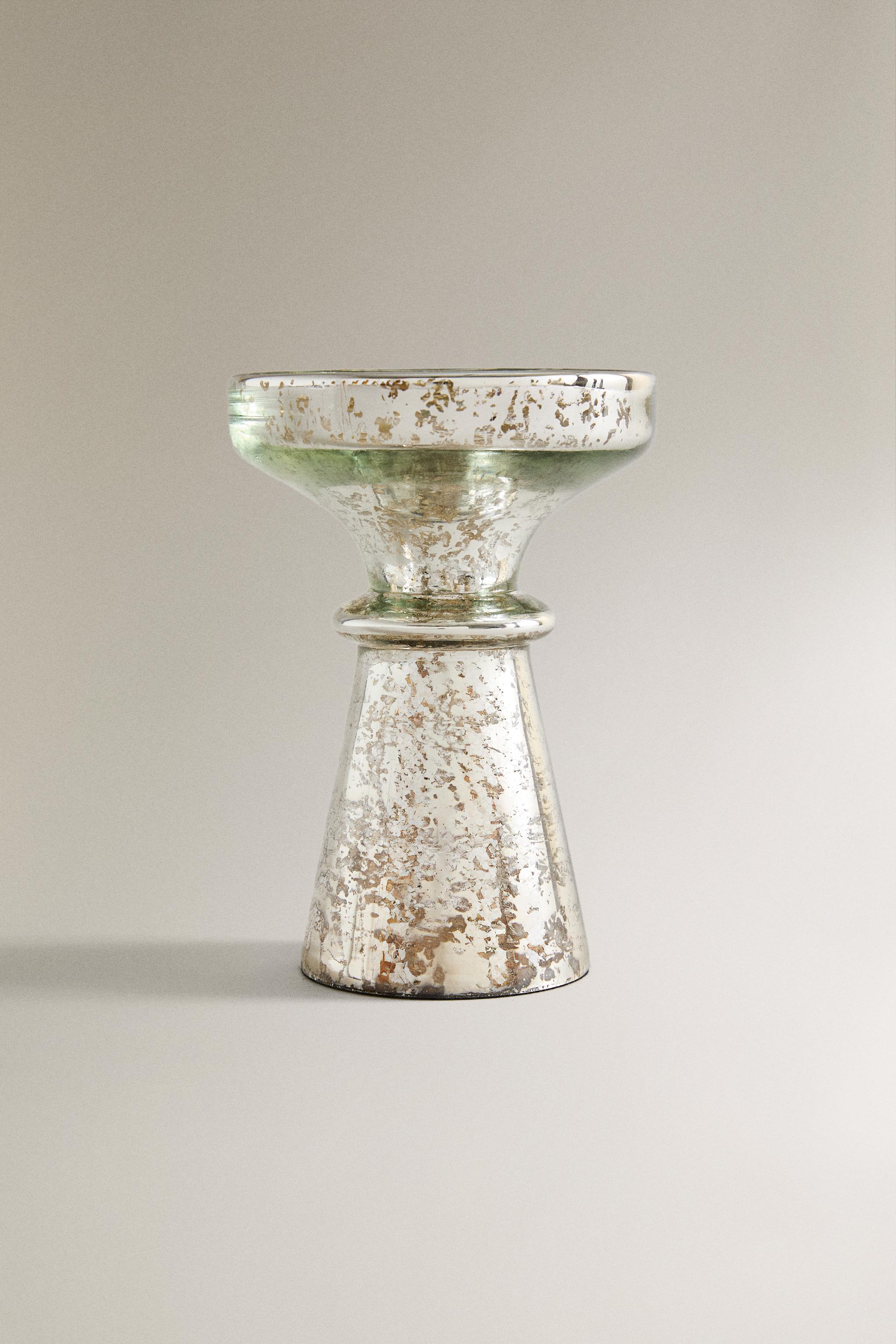 ANTIQUE CHRISTMAS TALL TEALIGHT HOLDER