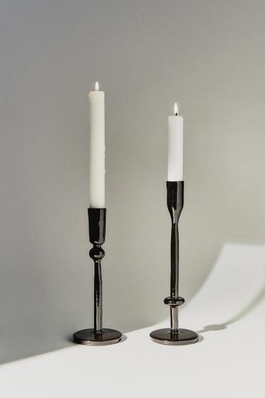 Zara IRON CANDLESTICK - Black