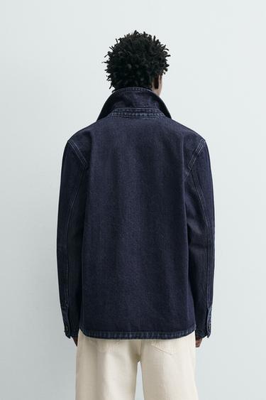 POCKET DENIM JACKET - Blue by Zara - Image 2