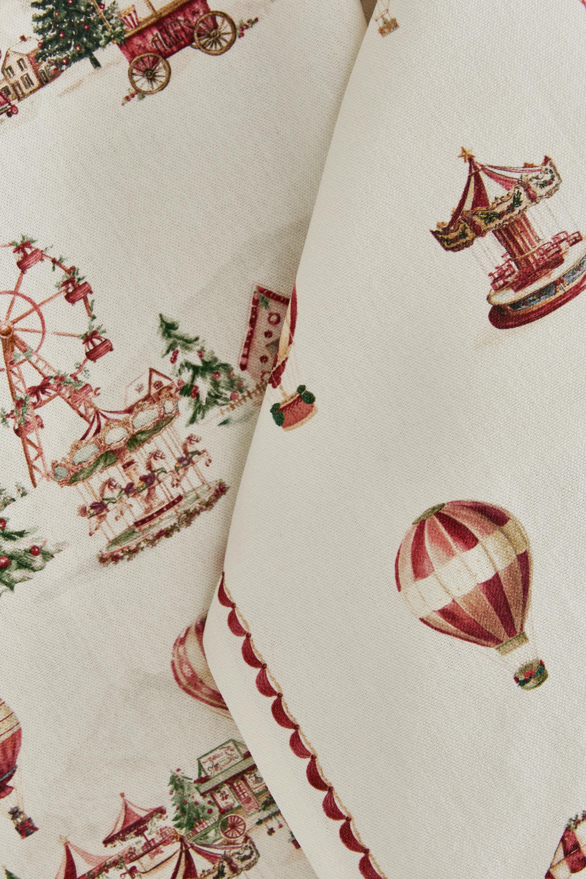 SET OF COTTON CHRISTMAS BALLOON KITCHEN TOWELS (SET OF 2)