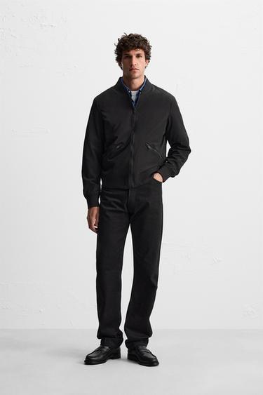 LIGHTWEIGHT BOMBER JACKET - Black by Zara
