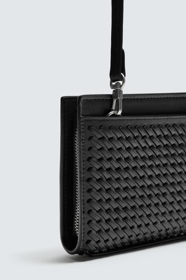 PORTEFEUILLE OVERSIZE TRESSÉ - Noir de Zara - Image 5