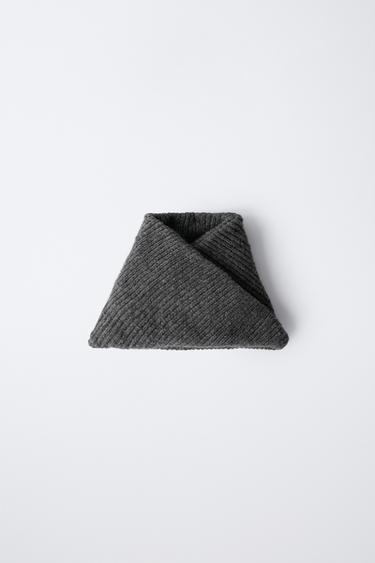 BASIC KNIT SNOOD - Grey marl by Zara