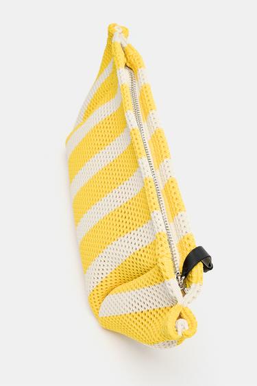 TROUSSE EFFET AJOURÉ - Jaune de Zara - Image 4