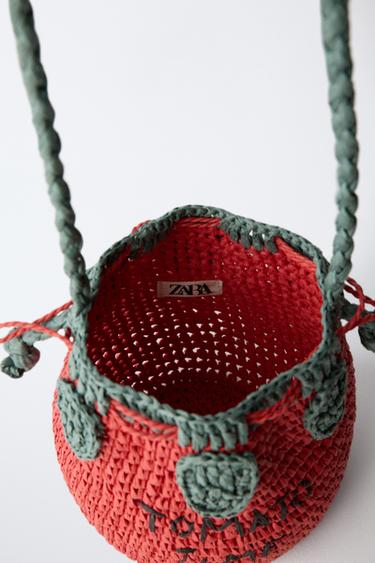 TOMATO CROSSBODY BAG - Red by Zara - Image 4