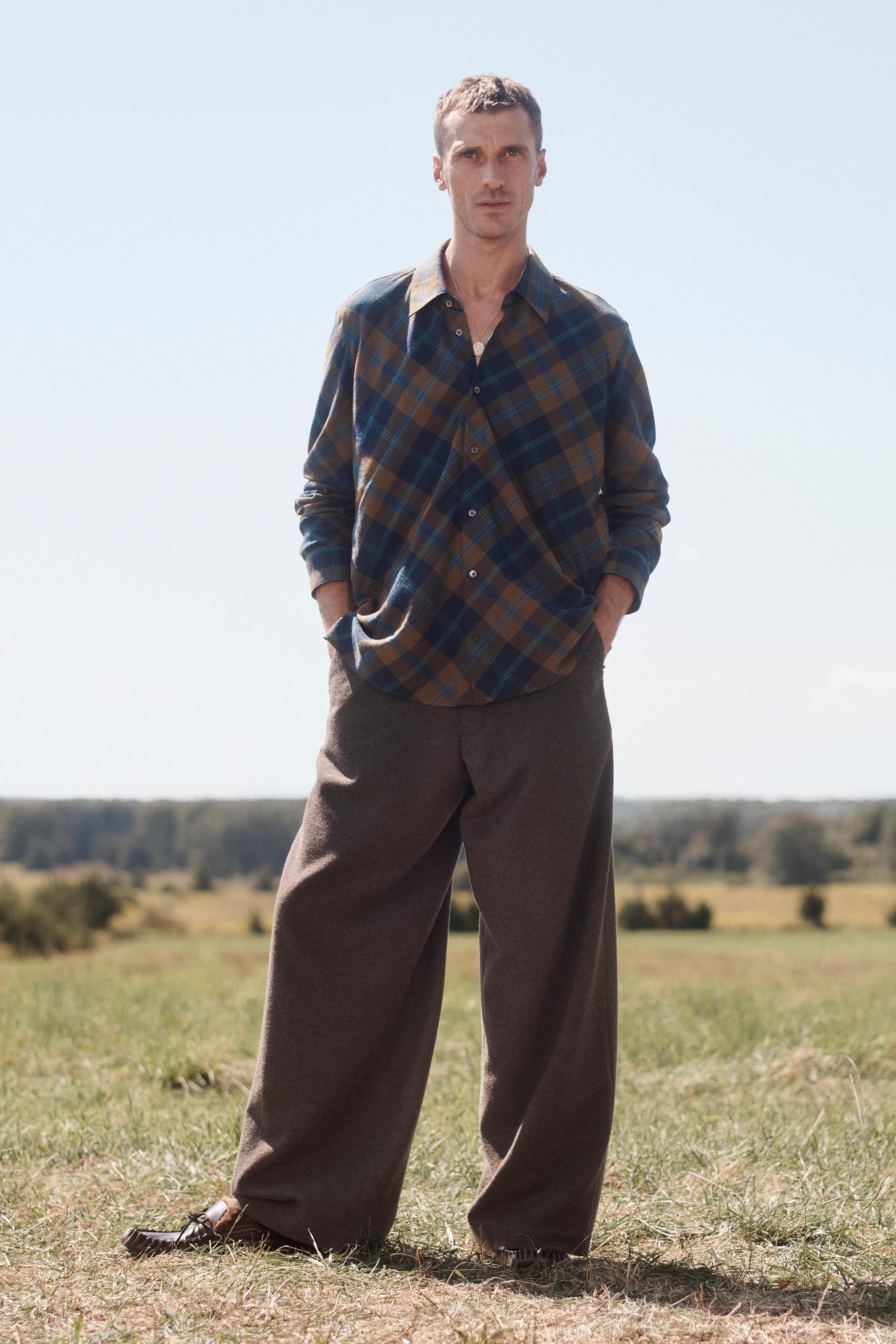 LIMITED EDITION FLOWY PLAID SHIRT