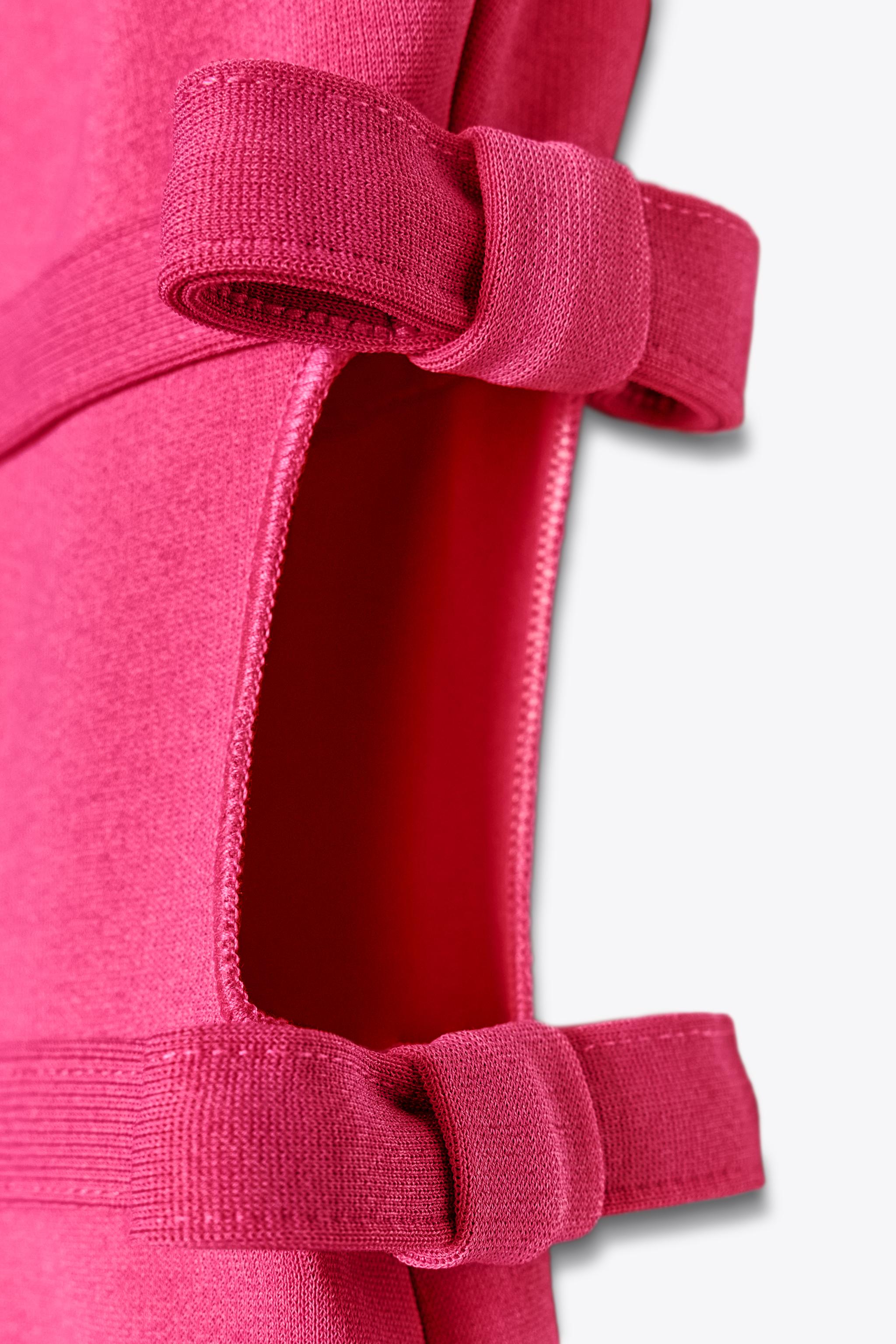 ZARA ストレッチ素材 リボンワンピース 5584/196 ストレッチ素材 リボンワンピース - フクシア | ZARA Japan / 日本