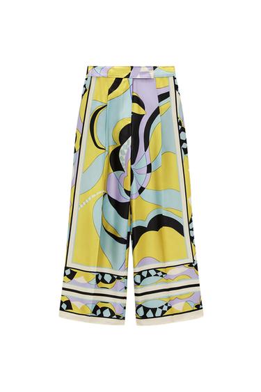 PANTALÓN ANCHO ESTAMPADO
