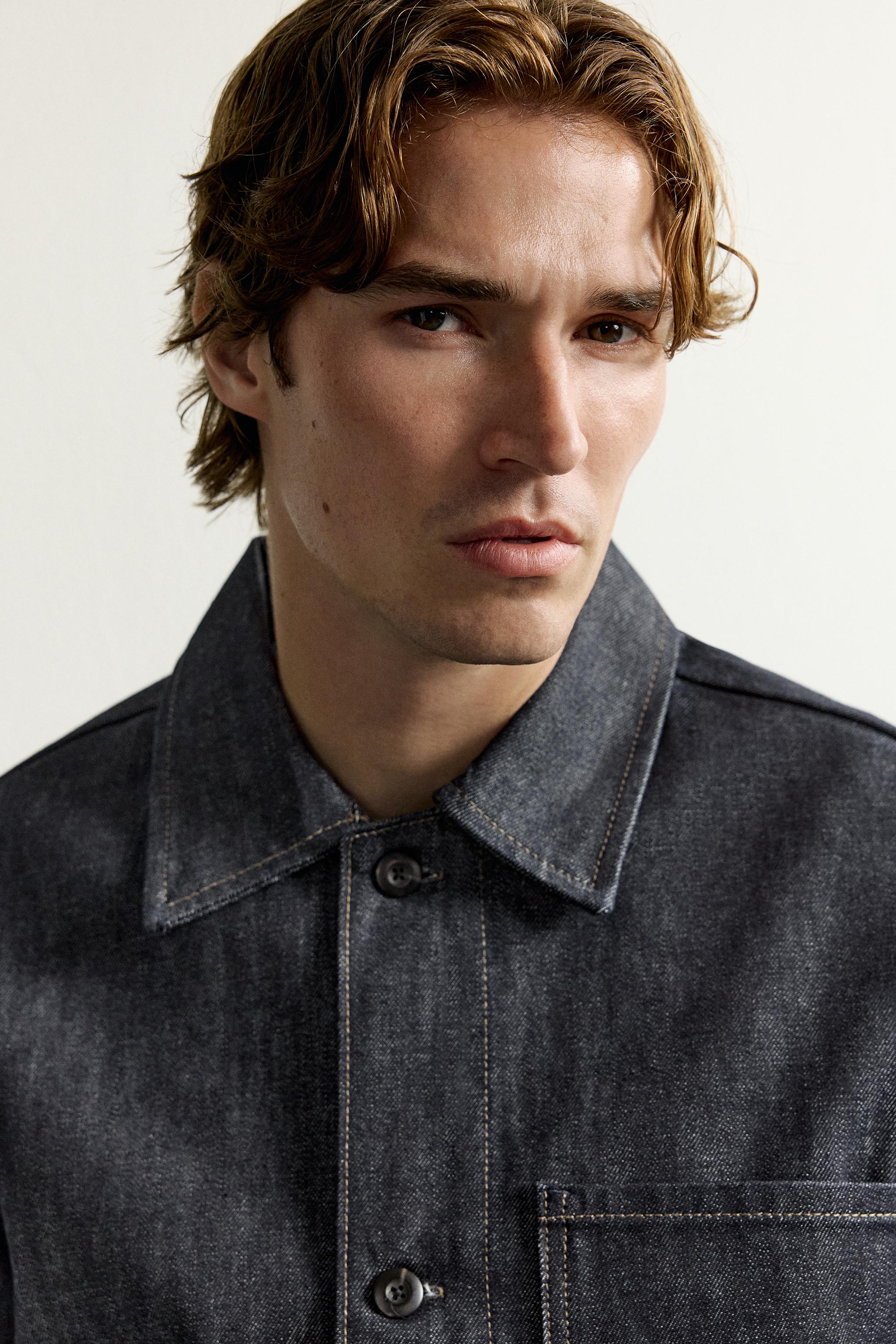POCKET DENIM OVERSHIRT