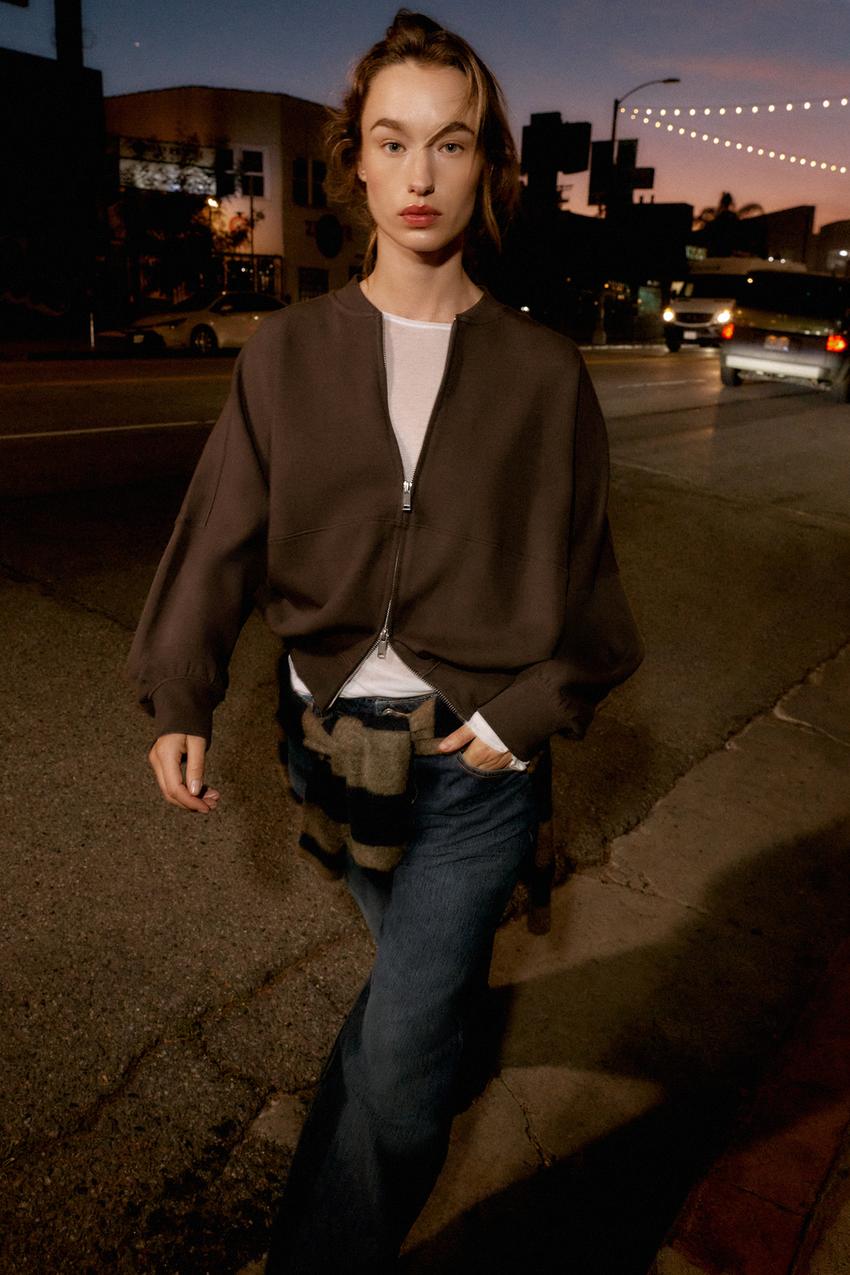 INTERLOCK BOMBER JACKET