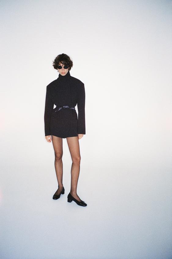 Zara OVERSIZE BLAZER WITH SHOULDER PADS - Dark navy - Image 0