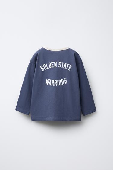 T-SHIRT AVEC PIÈCE ÉQUIPES NBA - Bleu de Zara - Image 1