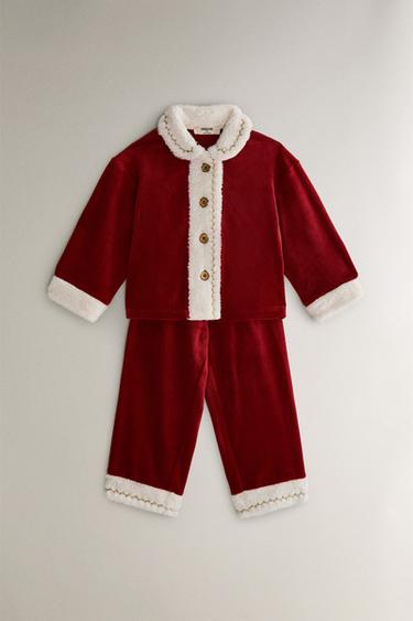 WEIHNACHTSMANN-KOSTÜM FÜR KINDER - Rot von Zara